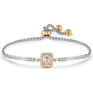 Nomination Royal Dream Rose Gold Square Crystal Bracelet - Silver - Adjustable