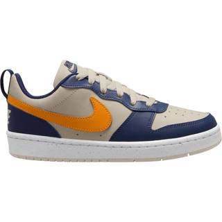Nike Nike Navy Blue Natural Orange Youth Court Borough Low Recraft Trainers