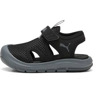 Puma Fun Racer Mesh Sandals Toddler, Black, Size 22, Shoes - Cool Dark Gray - 22