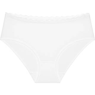Triumph Feel Of Cotton Midi Brief - White - 36