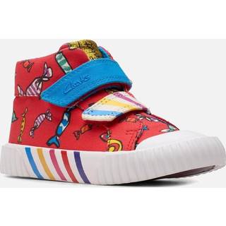 Clarks Rød Canvas Roald Dahl Foxing Hi Toddler CanvasEU 20 (UK 4 G)