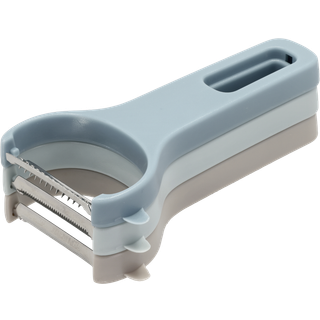 Y-skrællersæt 3 stk. fra Funktion - Blå/Lyseblå/Grå farve - PP/Rustfrit stål