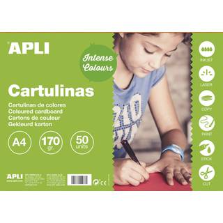 Apli karton A4 170g orange 50ark