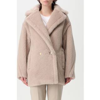 Max Mara Cuba alpaca, wool, and silk teddy coat - beige - S