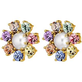 DYRBERG/KERN AUBRA ØRERING 460082 (Gold, Pastel, ONESIZE)