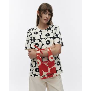 Marimekko Unikko Knitted Håndtaske rød
