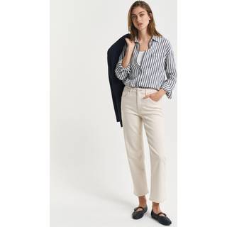 GANT Dame Ecru jeans med lige ben (28)