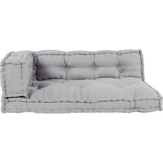 Sofa pude 3 pcs Grå Stof