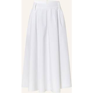 Dorothee Schumacher Poplin Power cotton-blend midi skirt - white - M