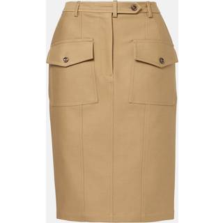 Tom Ford Cotton-blend tricotine midi skirt - beige - M