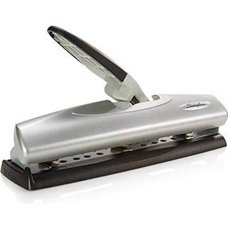 Swingline 3 Hole Punch 20 Sheet Capacity Three Hole Puncher 3 Ring Justerbar 2-7 hulpapir Punch Lighttouch Low Indsats sort & s?lv (74030)