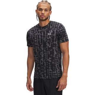 Under Armour Launch Printed Men's Short Sleeve Black / Anthracite / Reflective L