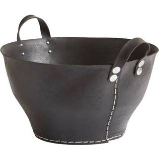 Nordic Blue Brændekurv i Sort 50x30x29 cm