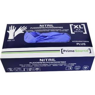 Prime Source Acceleratorfri Engangshandsker XL , Nitril, Blå, 100 stk.