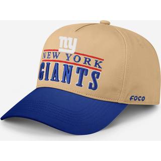 FOCO New York Giants kasket til mnd NFL Team Logo Signaturstnger Marquee RF Hat Khaki