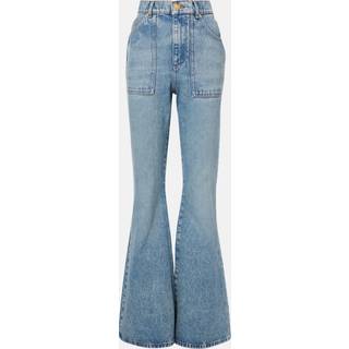 Balmain High-waisted flared jeans - blue - M