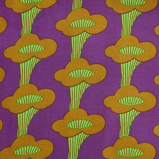 Stoffabschnitt Canvas Pfifferlinge Neon Violett