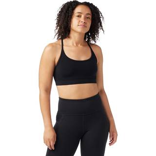 Smartwool Women's Merino Blend Bralette Sports-bh Damer størrelse S farve sort