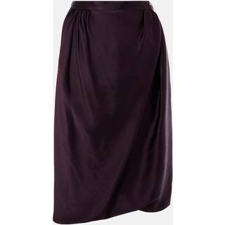 Vivienne Westwood Drunken striped draped checked midi skirt - blue - XXS