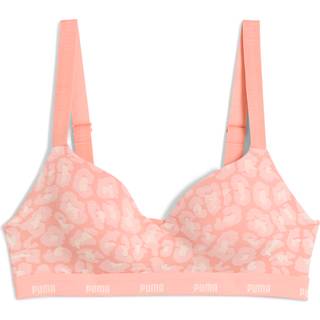 Women&#39;s Puma Comfort Short Top, Pink, Size XL, Clothing - Coral - XL