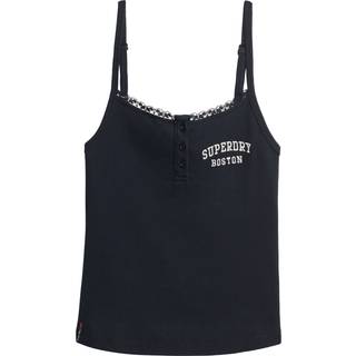 Superdry Athletic Essentials Broderet knap 100% Bomuld Cami TopEU 40 (UK 12)