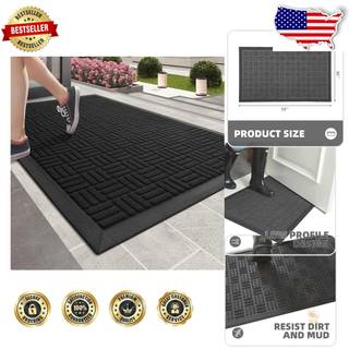 Farve og geometri Ekstra stor hoveddørmåtte udendørs dørmatte til hjemmeindgang uden for indgang Exterior Floor Heavy Duty Nuslip Welcome Matt ti