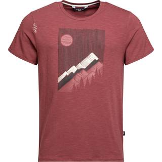Chillaz Sunny Mountains T-Shirt T-shirt Herrer størrelse XXL farve rød