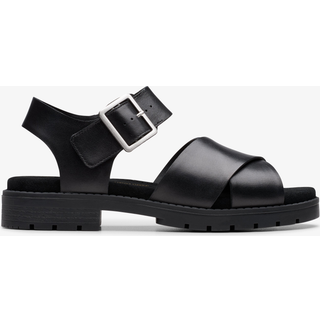 Orinoco Cross D - Black Leather - Clarks - Sort 40