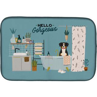 """" Caroline's Treasures CK7460DDM Entlebucher i badekarret-tørringsmedier 14 x 21 multicolor """"