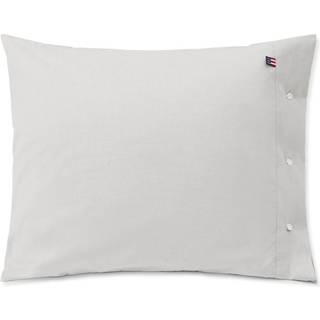 Lexington Pin Point Gray Cotton Pudebetræk 65x65 Cm - Pudebetræk Bomuld Grå - 10000036-7000-P70