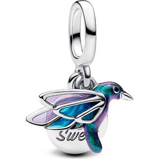 Pandora Charm - Hummingbird - 793746C01 - blau