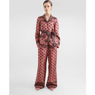 Dolce&Gabbana DG silk satin shirt - pink - XXXL
