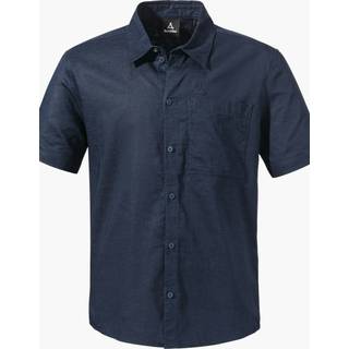 Schöffel Shirt Style Kalm Skjorte Herrer størrelse 50 farve blå