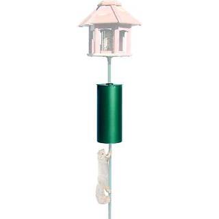 Perky-Pet 341 Metal Pole Squirrel Baffler Green 7.1 """" L X 7.07 """" W X 14.6 """" H