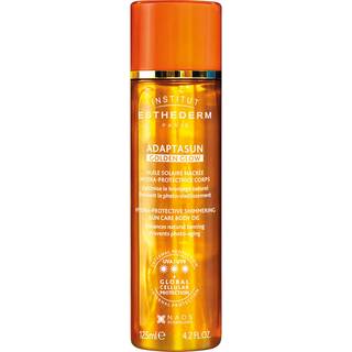 Institut Esthederm Adaptasun Golden Glow Glitrende olie Høj solbeskyttelse 125 ml - 125 ml