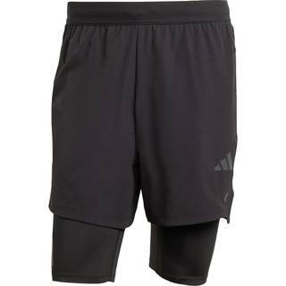 2-in-1 Power shorts - Black / Carbon - M