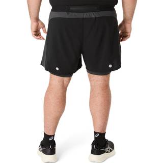 Asics Road 2in1 5 Inch Shorts Str. S Sort