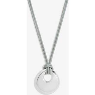 Jon Richard Jon Richard Silver Tone Cord And Polished Pendant