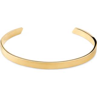 5 mm Mat Guldfarvet Justerbart Rustfri Stål Manchetarmbånd