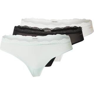 3 Pack Thongs - Micro Stretch with Lace - Multi - XL