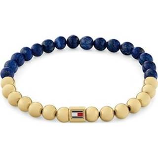 Two-Tone Lapis Bead Bracelet