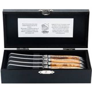 Laguiole Smørknive 4-pak, oliventræ