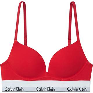 Push Up Plunge Bra - Icon Cotton Modal - Red - EU 80/D