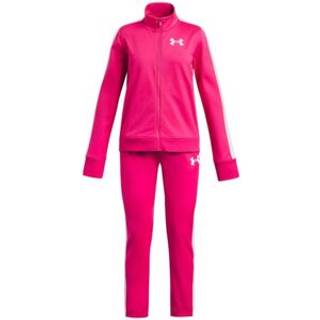 Under Armour Knit Girls' Tracksuit Shaded Fuchsia / White / White YSM (127 - 137 cm)