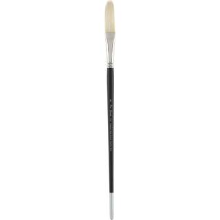 Creative Mark Pro Stroke Premium White Chungking Hog Bristle Kunstner Paint Brush - Long Filbert # 8 - Natural Bristle Brush m/Stor kontrol Egnet
