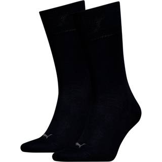 Puma 2-pak Classic Piquee Socks - Black - Str 43/46