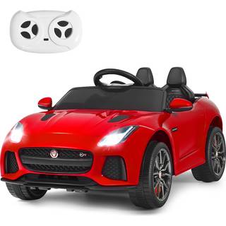 Jaguar elbil 12V/4,5 til børn 3-8 år, 2,4G fjernbetjening, 3-5 km/t, 2 motor, MP3, USB, TF, Story Red
