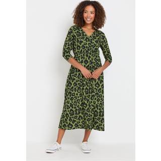 M & Co M & Co Animal Langærmet Jersey Kjole - EU 44 (UK 16)