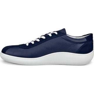 ECCO Soft Zero M - Sneakers i læder til herrer - Blå - Size: 45 (UK 10.5-11)