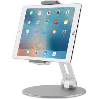 WERGON - Niels - iPhone / Smartphone / Tablet - Aluminium Fleksibel Desktop Design holder 7-12,9 - Sølv